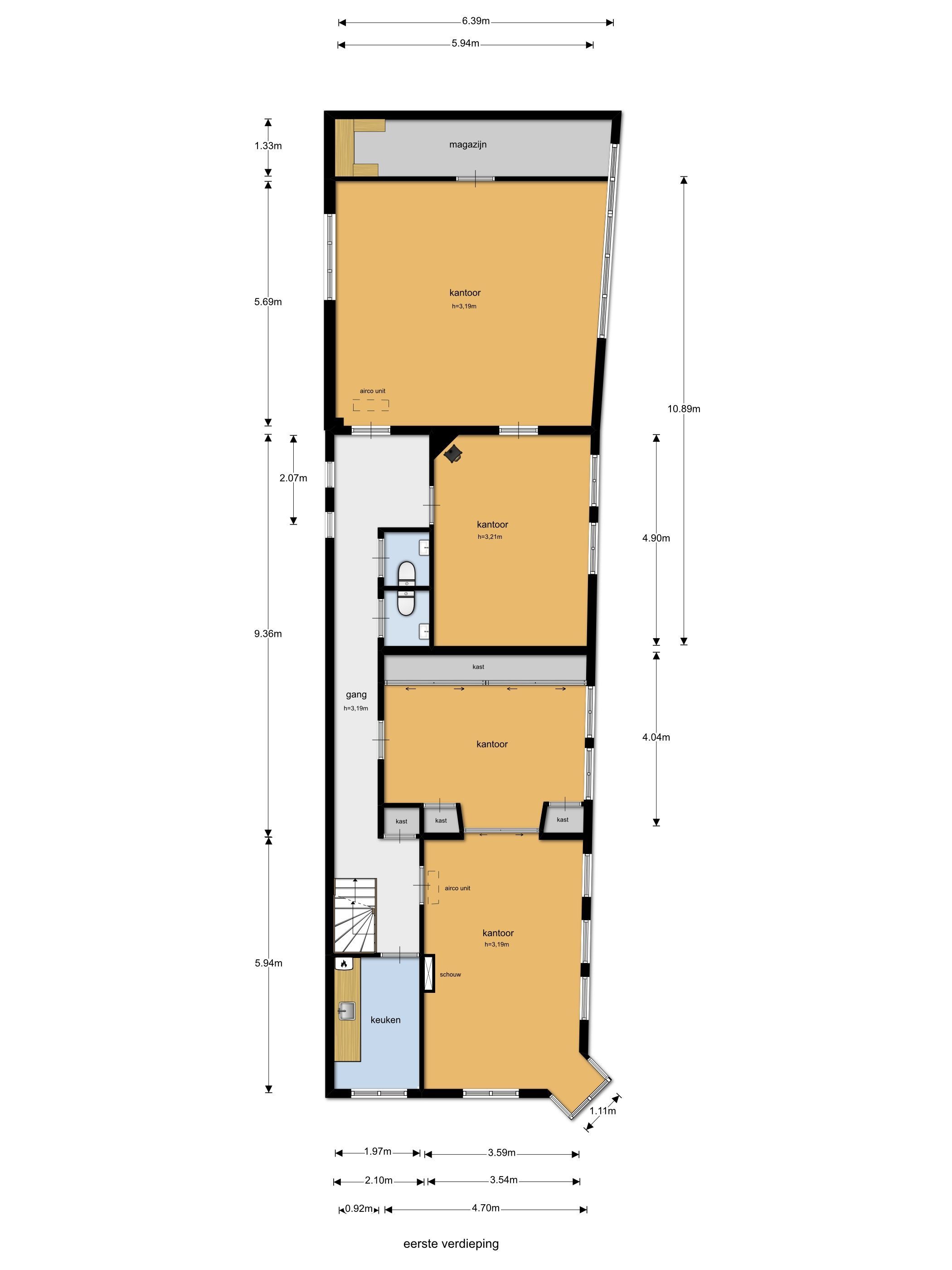 Nachtegaalstraat 60 BIS, Utrecht plattegrond-1