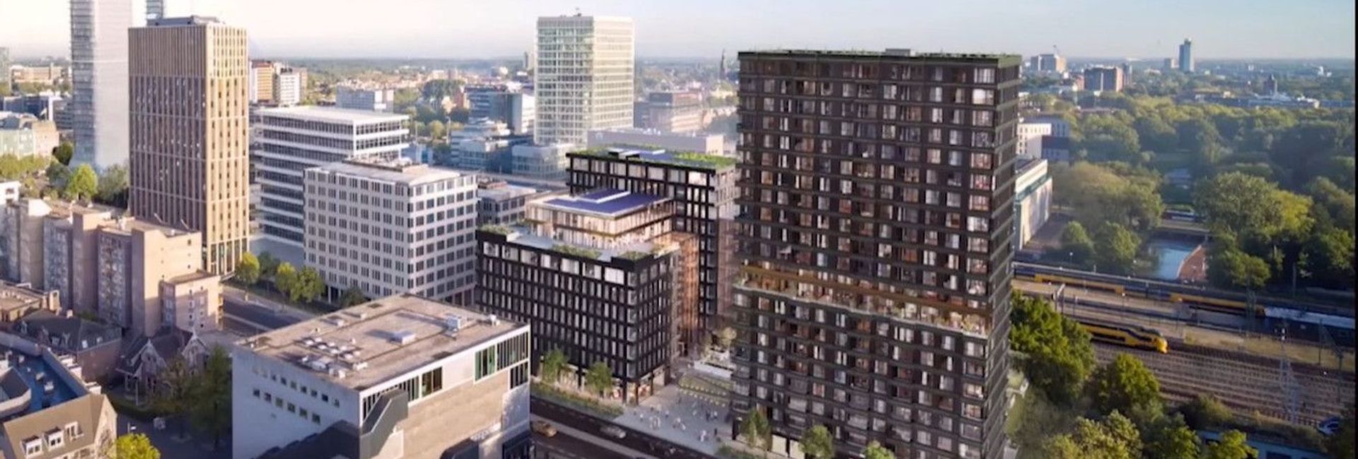 8 feb 2024: Negen torens markeren 'nieuwe entree' Eindhoven