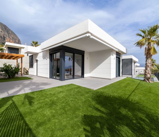 luxe villa met uitzicht op zee in Polop, Alicante, Polop